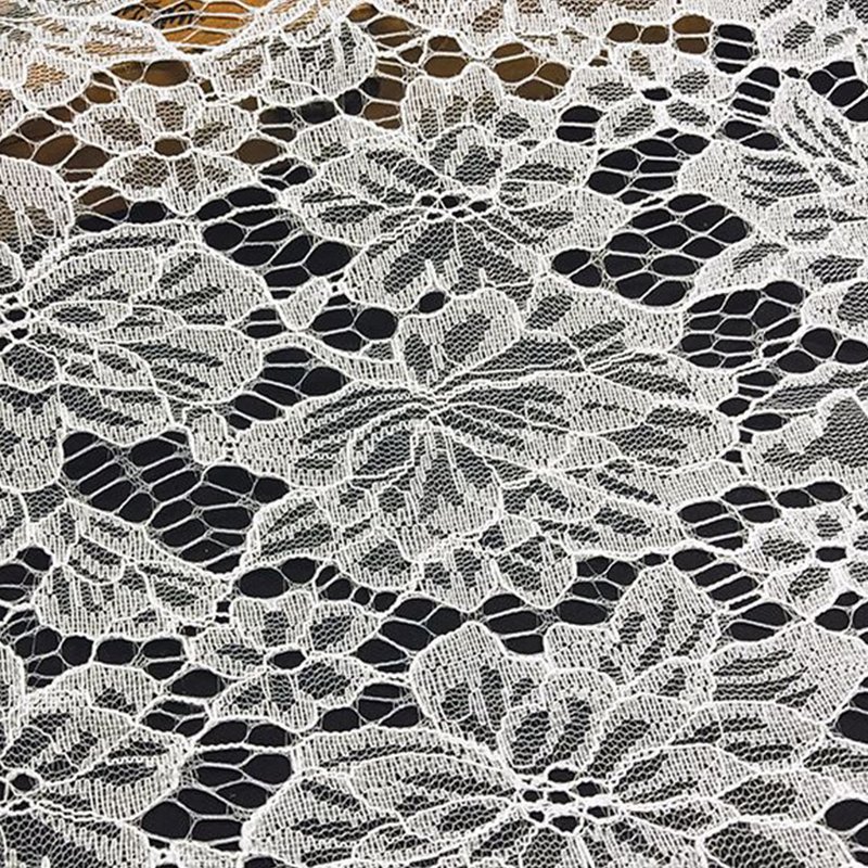 Lace Trim Dress Wave Nylon Lace Fabric for Women's Wear Wholesale Supp 6
